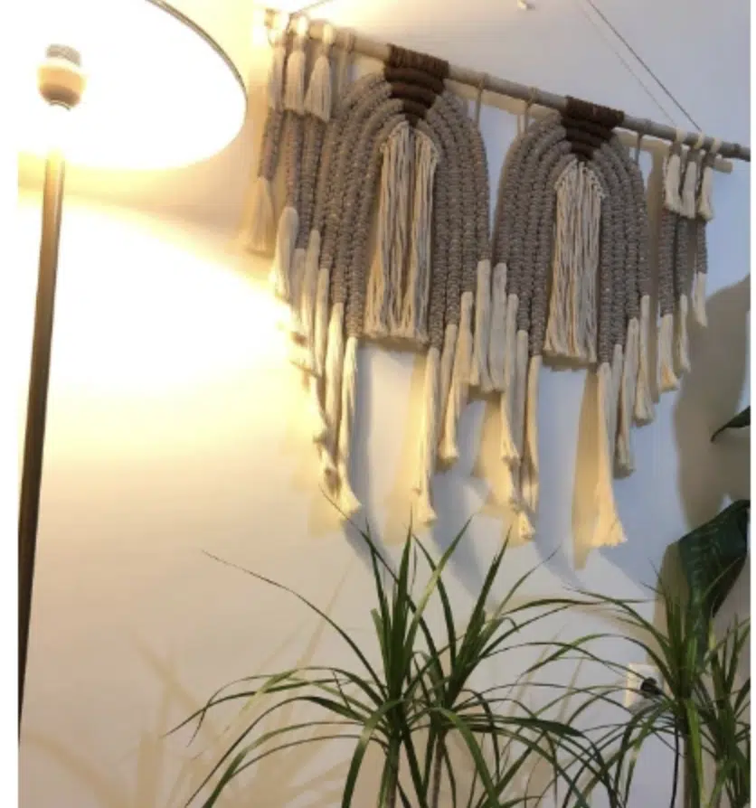 Büyük Boy Tasarım Makrome, Etnik, Otantik Otel, Ev, Yazlık, Salon Duvar Dekoru Boho Bohem - Görsel 2