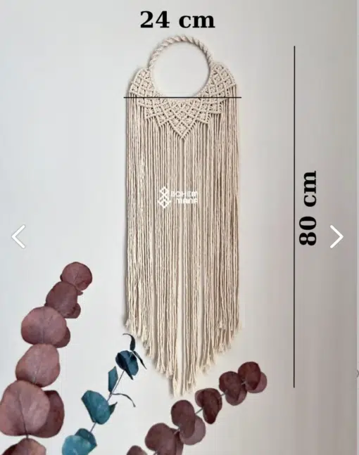 Bohem, Boho Makrome Duvar Dekoru, duvar süsü