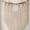 El Yapımı Bohem Dantelli Dev Boy Duvar Süsü, Etnik Yazlık dekorasyon  - Rustik Ev Dekor