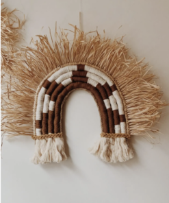 Alternative view of El Yapımı Bohem Saçaklı Rafya Hasır Duvar Süsü, Etnik Yazlık dekorasyon  - Bohemshop.com